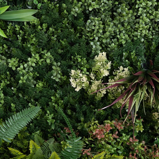 38" Framed Madagascar Forest Artificial Living Wall Art Panel